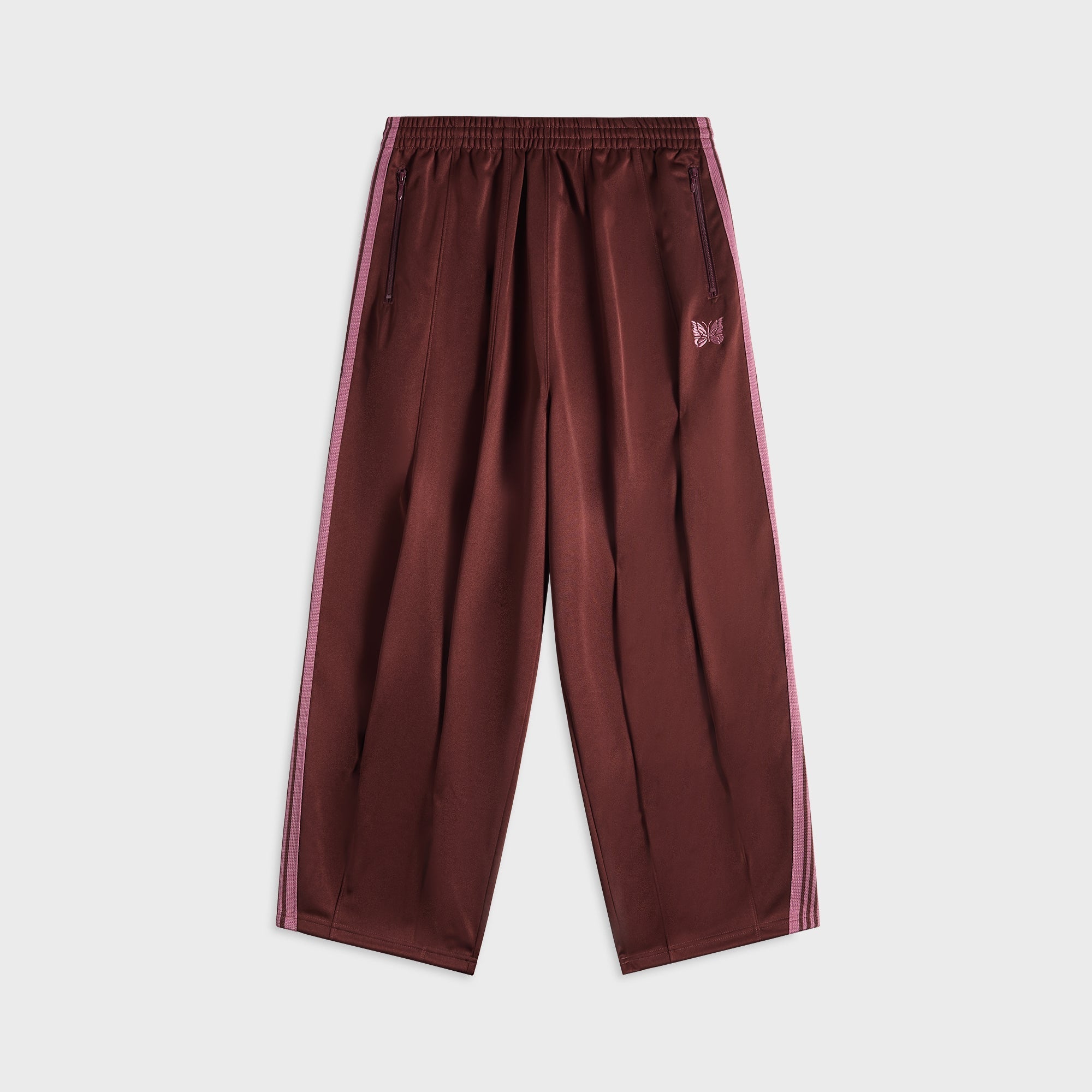 Needles H.D. Poly Smooth Track Pant - Brown – Kith