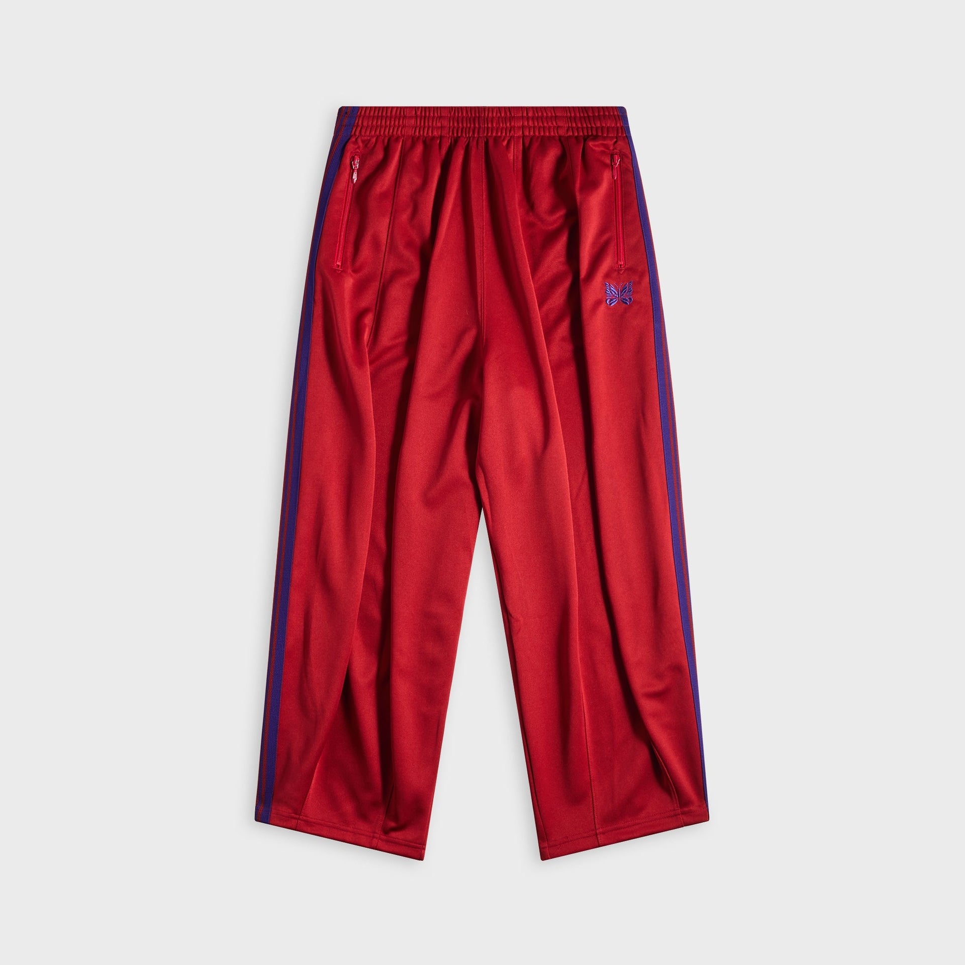 Needles H.D. Poly Smooth Track Pant - Red