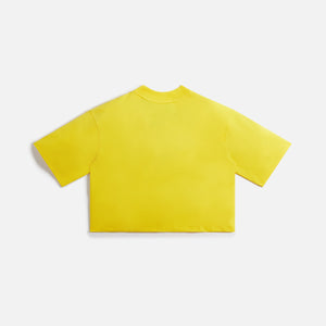 The North Face x Online Ceramics WMNS Cropped Tee - Lightning Yellow