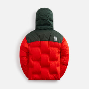 The North Face x Undercover Project Cloud Down - Nupste Dark / Cedar Green / High Risk Red