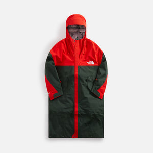 The North Face x Project U Geodesic Shell Jacket - Dark Cedar Green / High Risk Red