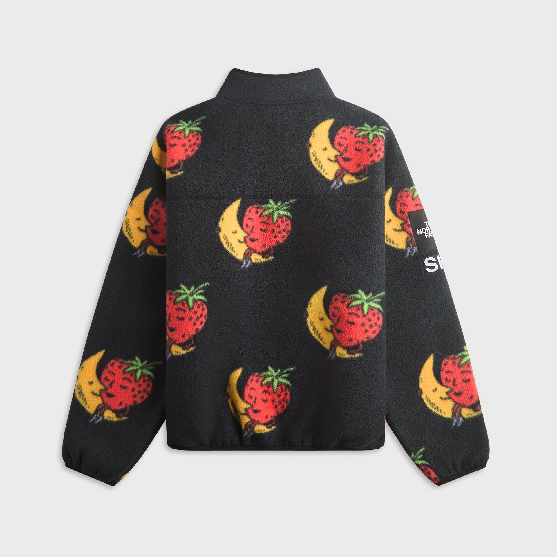 The North Face x Sky High Farms Fleece Quarter Zip - Black / Strawberry Moon Print