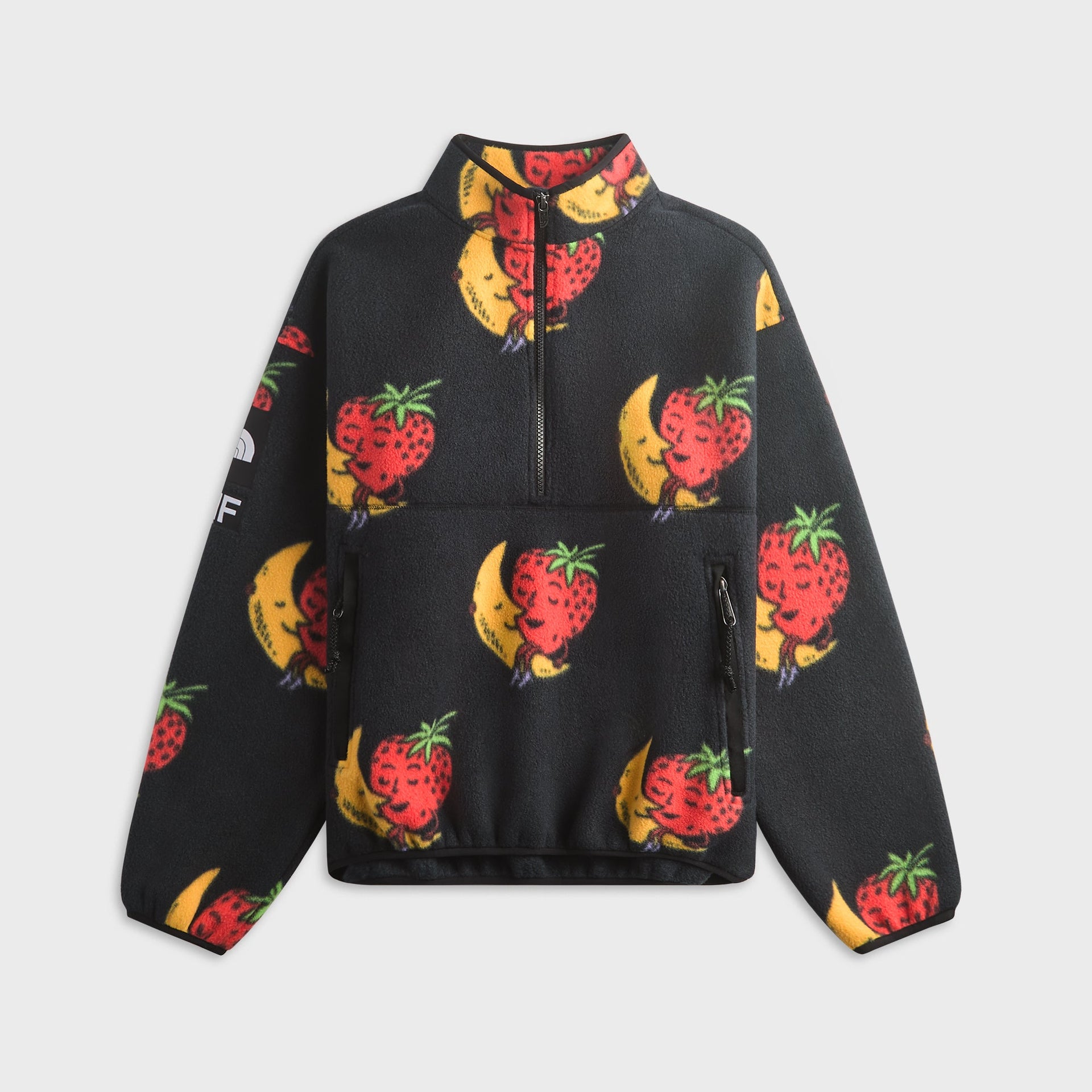The North Face x Sky High Farms Fleece Quarter Zip - Black / Strawberry Moon Print