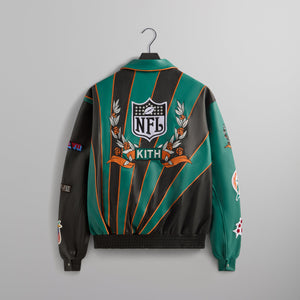 Kith & Jeff Hamilton for the NFL: Dolphins Leather Varsity Jacket PH