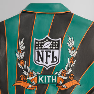 Kith & Jeff Hamilton for the NFL: Dolphins Leather Varsity Jacket PH