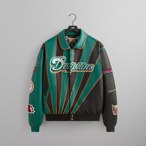 Kith & Jeff Hamilton for the NFL: Dolphins Leather Varsity Jacket