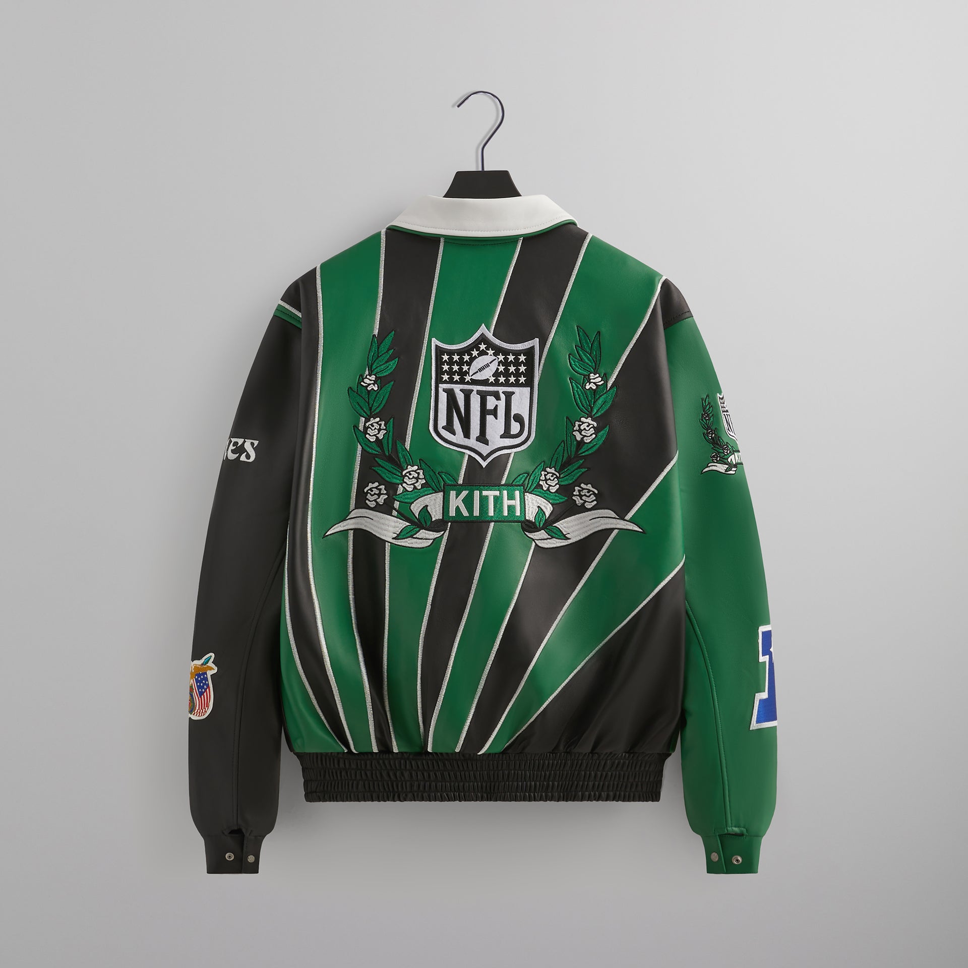 Kith & Jeff Hamilton for the NFL: Eagles Leather Varsity Jacket