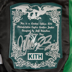 Kith & Jeff Hamilton for the NFL: Eagles Leather Varsity Jacket