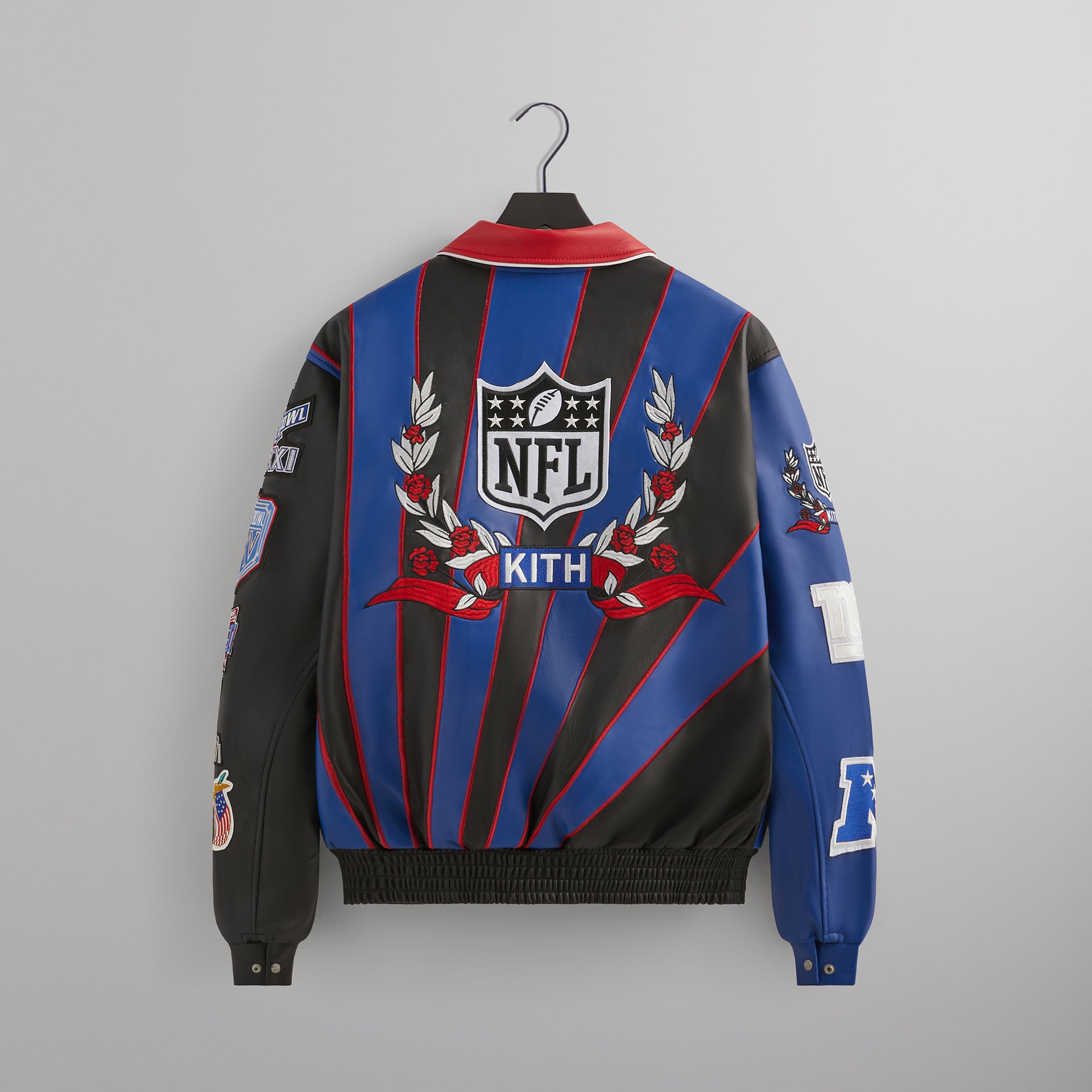 Kith & Jeff Hamilton for the NFL: Giants Leather Varsity Jacket