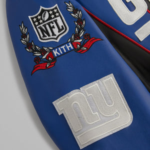 Kith & Jeff Hamilton for the NFL: Giants Leather Varsity Jacket PH