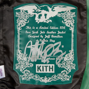 Kith & Jeff Hamilton for the NFL: Jets Leather Varsity Jacket PH