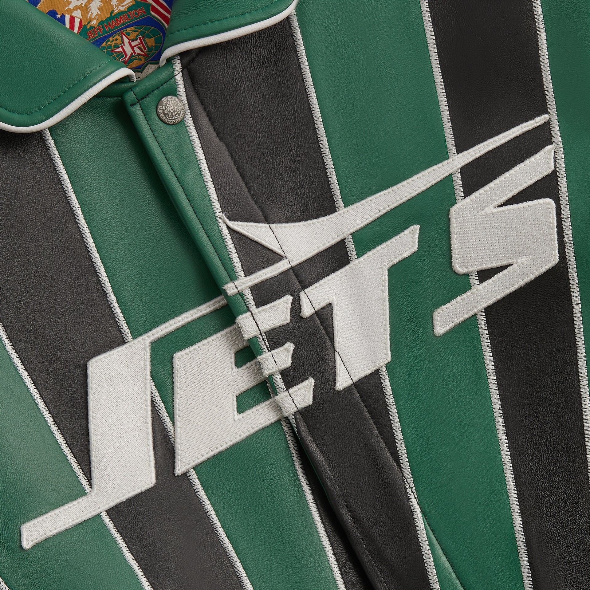 Kith & Jeff Hamilton for the NFL: Jets Leather Varsity Jacket