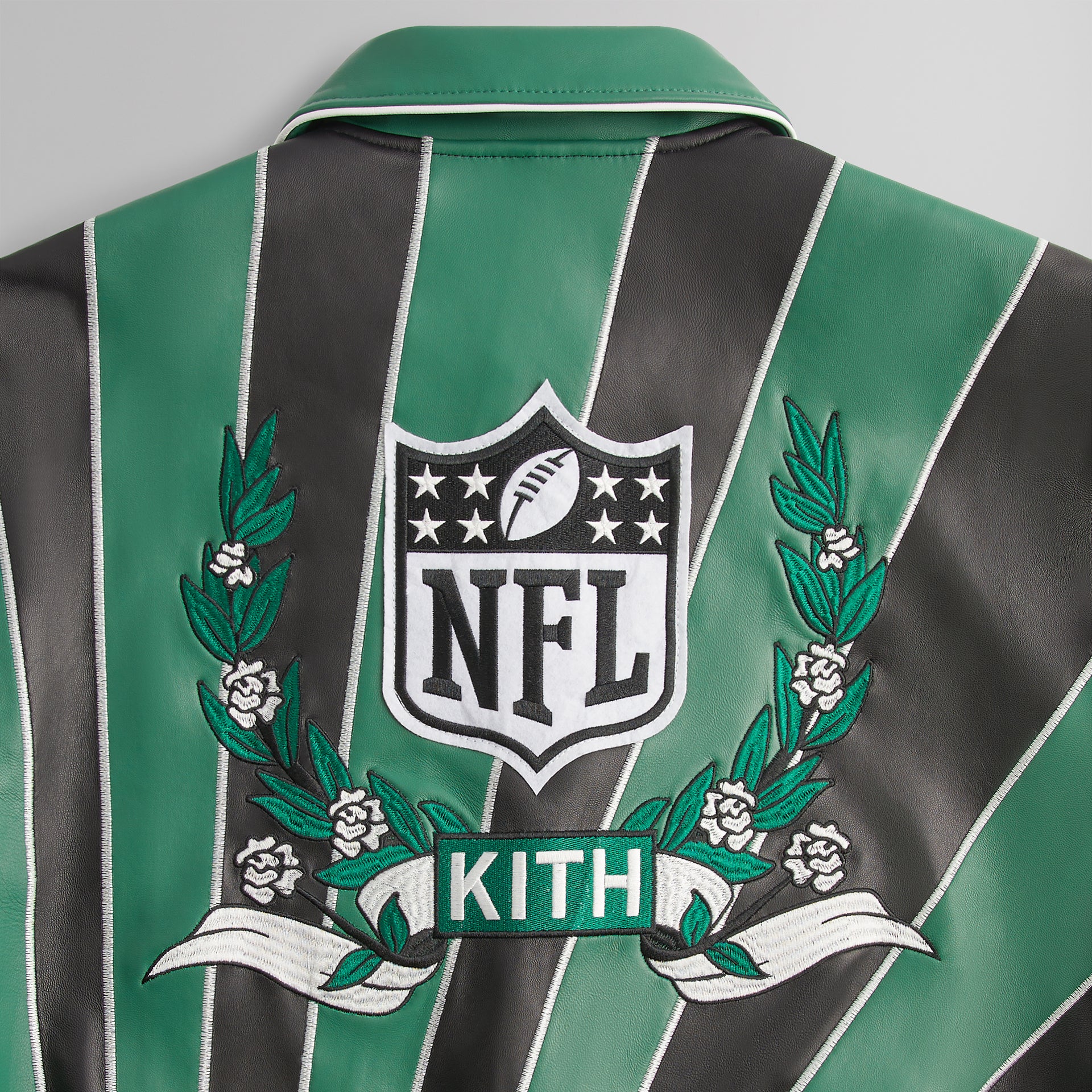 Kith & Jeff Hamilton for the NFL: Jets Leather Varsity Jacket