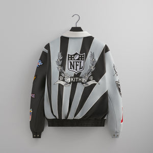 Kith & Jeff Hamilton for the NFL: Raiders Leather Varisty Jacket