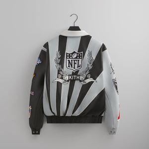 Kith & Jeff Hamilton for the NFL: Raiders Leather Varisty Jacket PH