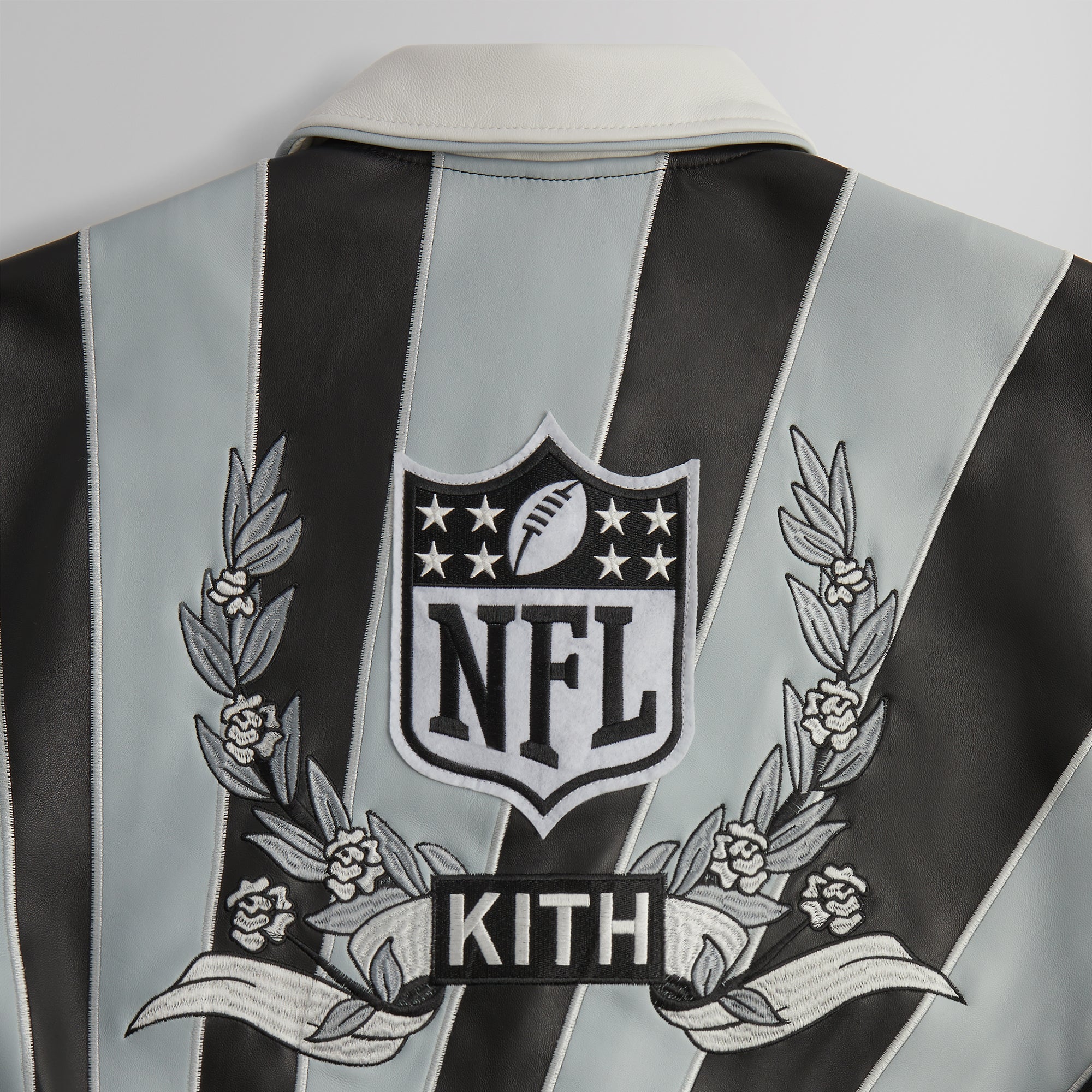 kith NFL RAIDERS ジャケット Kith x NFL Raiders Satin Bomber Jacket Black Men's - FW23 - US