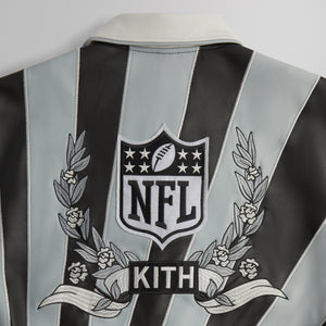 Kith & Jeff Hamilton for the NFL: Raiders Leather Varisty Jacket PH