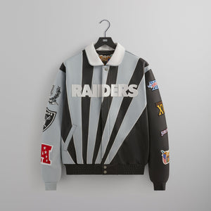 Kith & Jeff Hamilton for the NFL: Raiders Leather Varisty Jacket PH