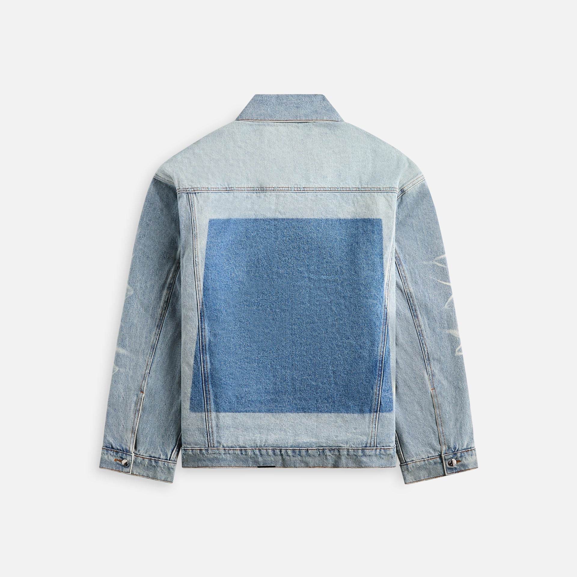 Noon Goons Jailhouse Quilted Denim Jacket - Beach Blue