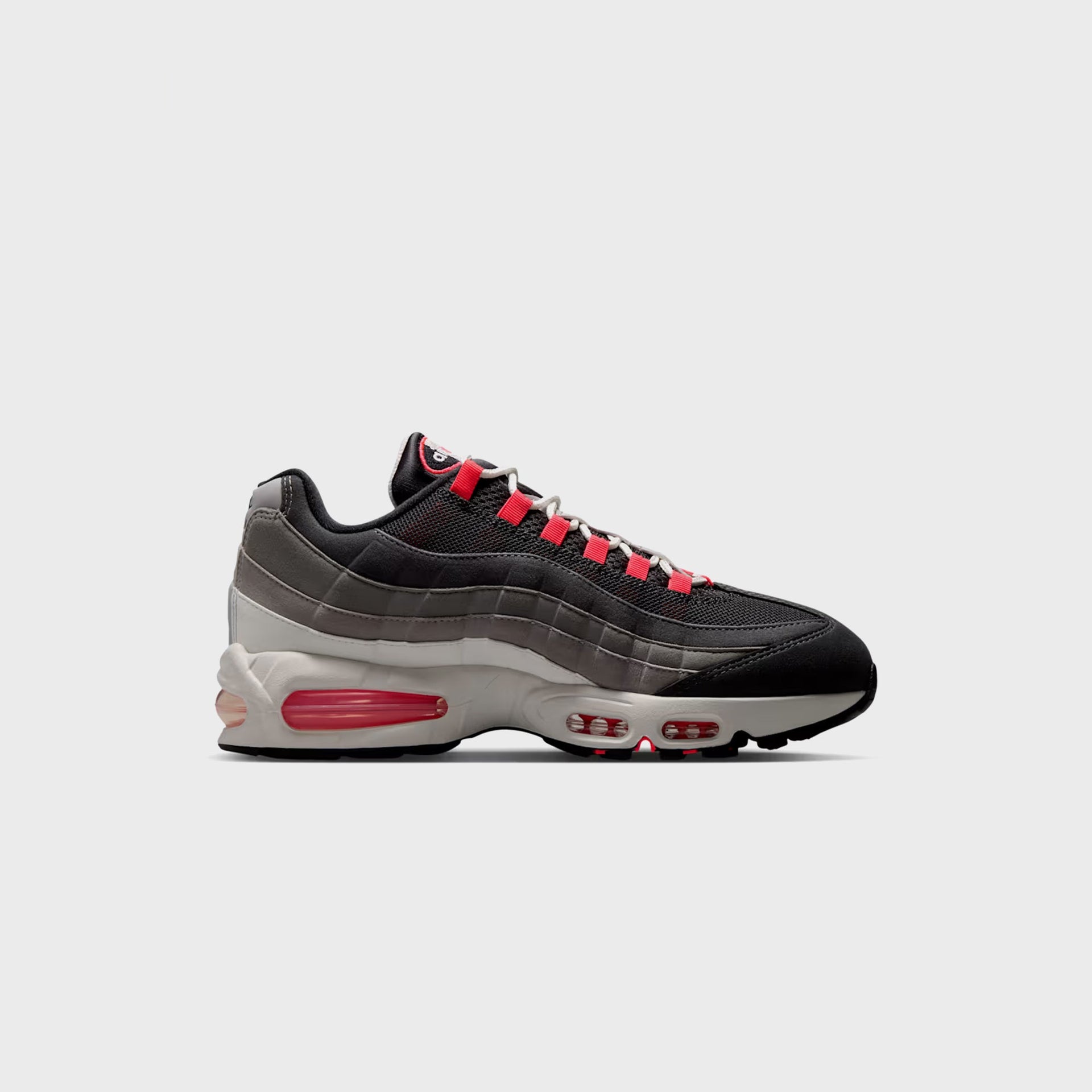 Nike Air Max 95 Big Bubble Premium - Anthracite / Light Graphite / Light Charcoal / Solar Red