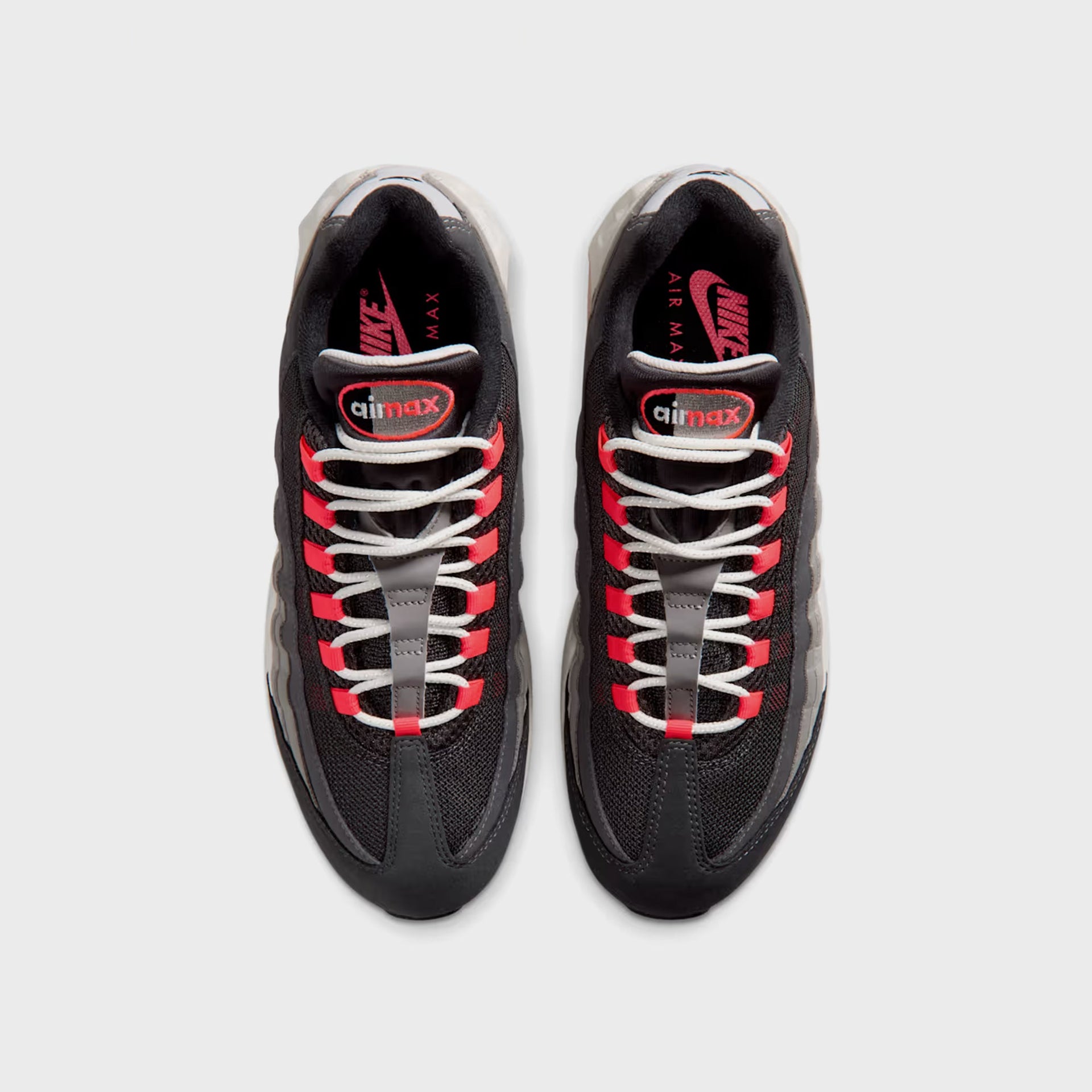 Nike Air Max 95 Big Bubble Premium - Anthracite / Light Graphite / Light Charcoal / Solar Red