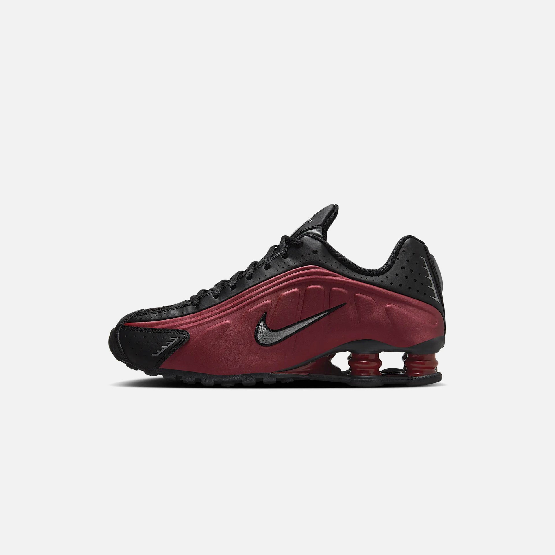 Nike WMNS Shox R4 - Black / Metallic Silver / Team Red