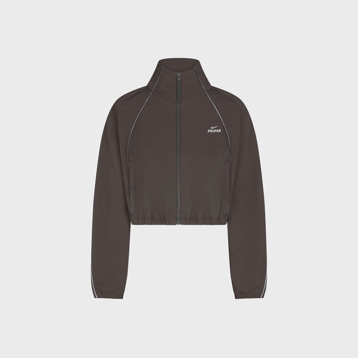 NikeSKIMS Crunchy Nylon Cropped Jacket - Boulder