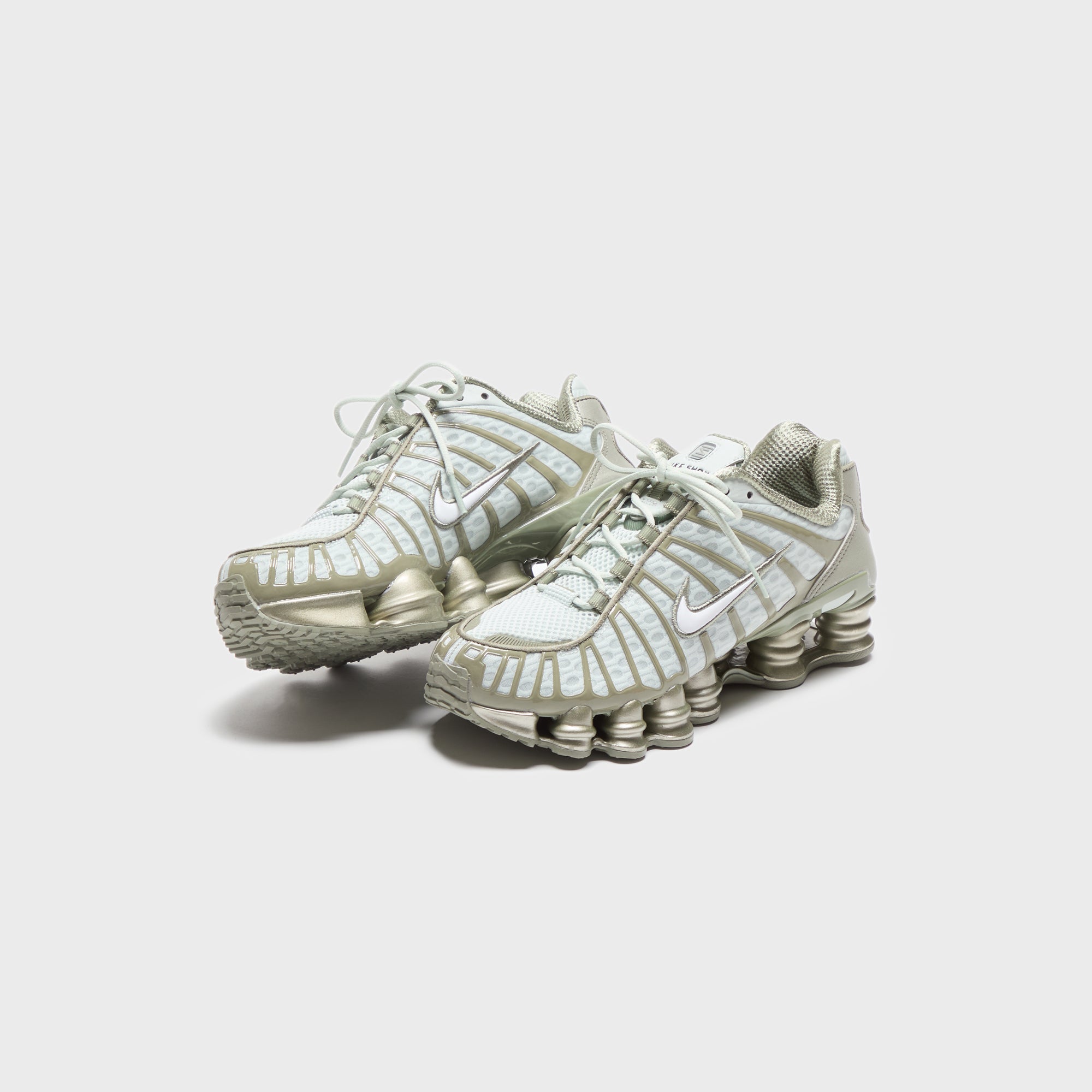 【Nike】 Shox TL Light Silver Light Army White Nike WMNS Shox TL - Light Silver / Light Army / White – Kith