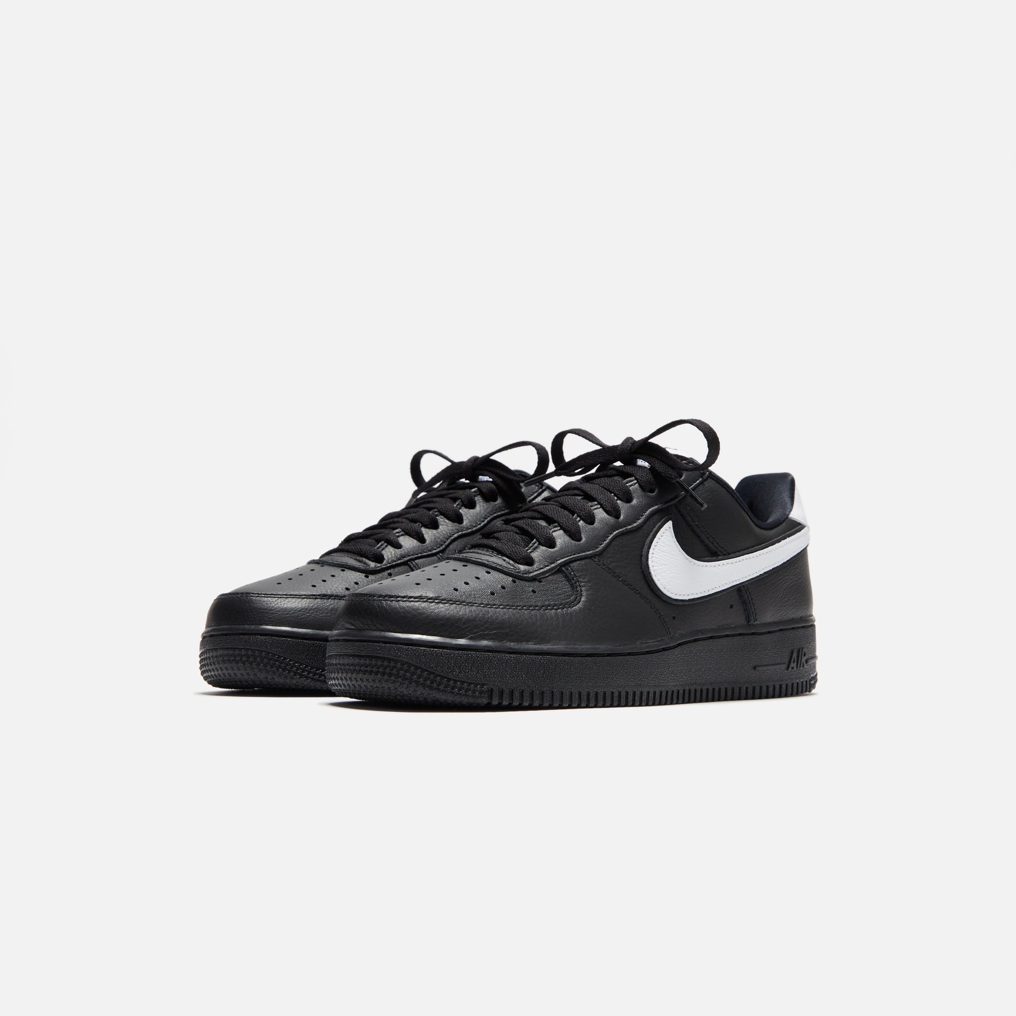 nike air force 1 qs black white