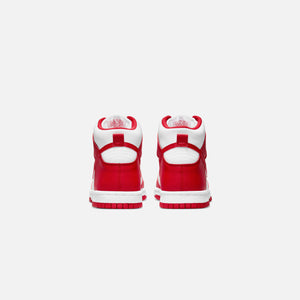 Nike GS Dunk High - White / University Red