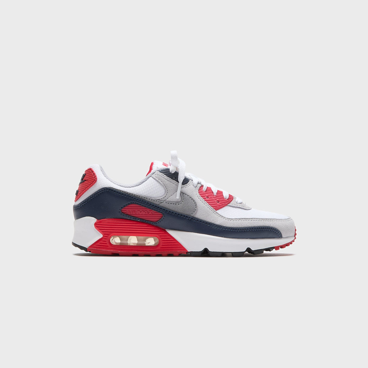 Nike Air Max 90 - White / Cool Grey / University Red