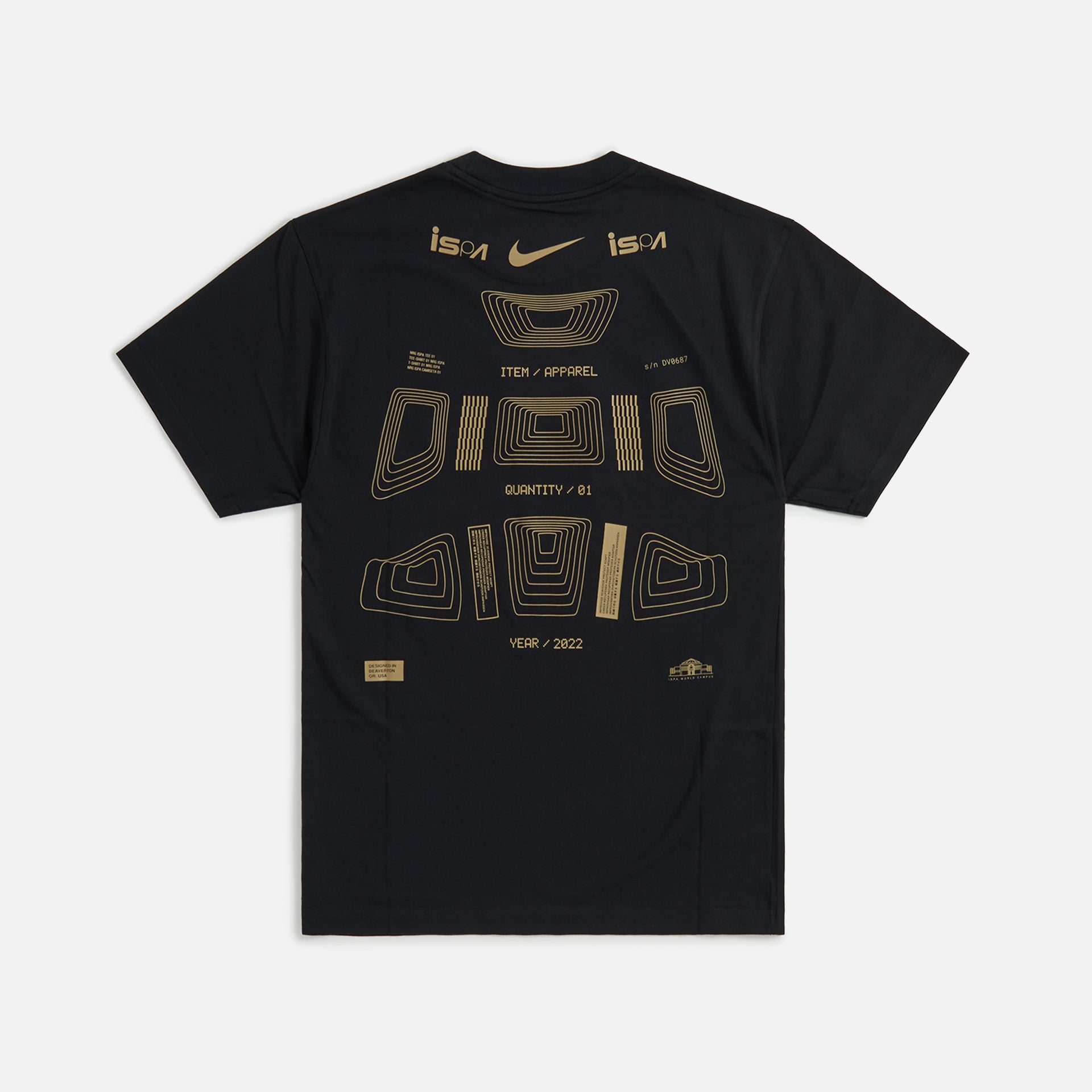 Nike M NK NRG ISPA GPX Tee - Black
