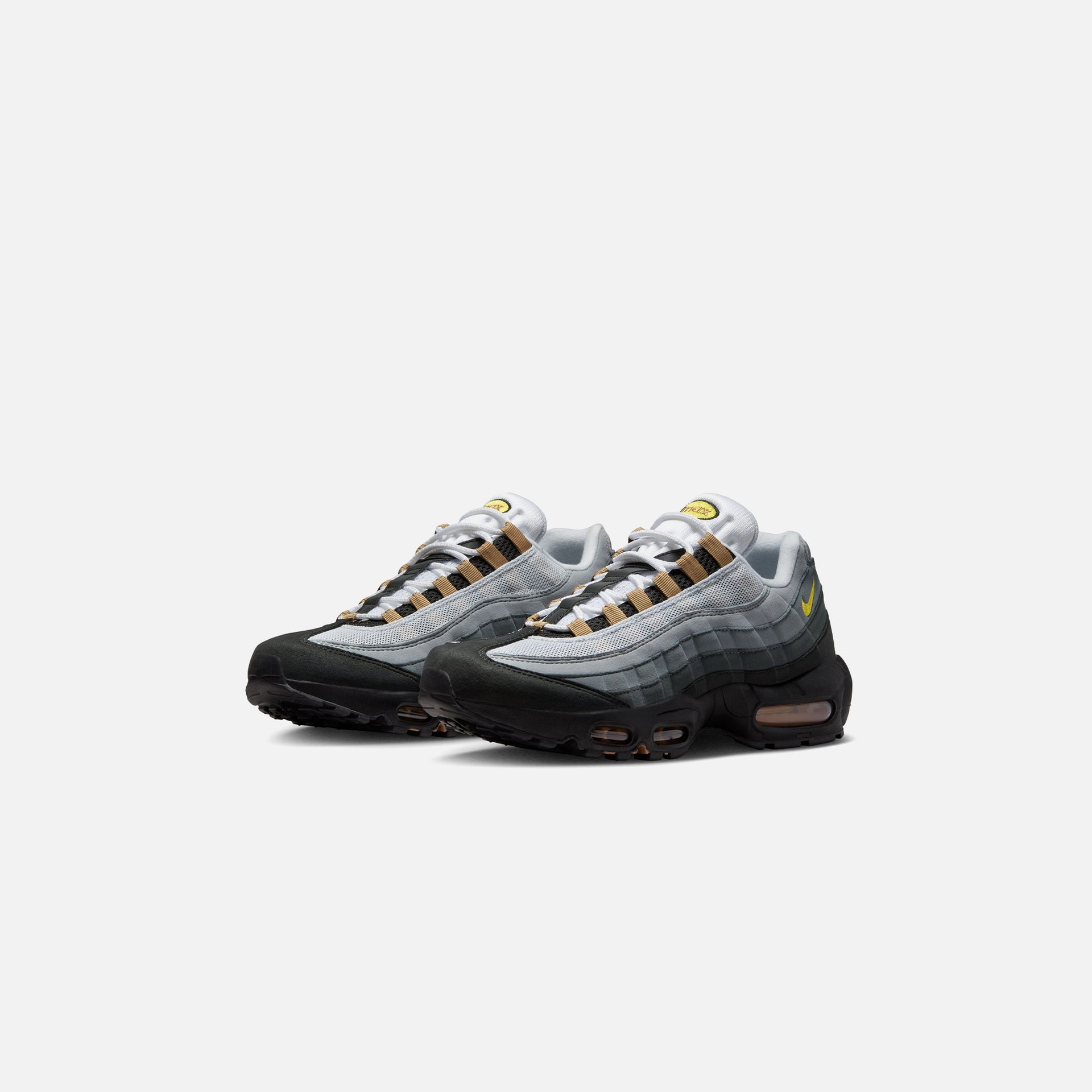 Nike Air Max 95 Icons - White / Wolf Grey / Cool Grey / Yellow Strike