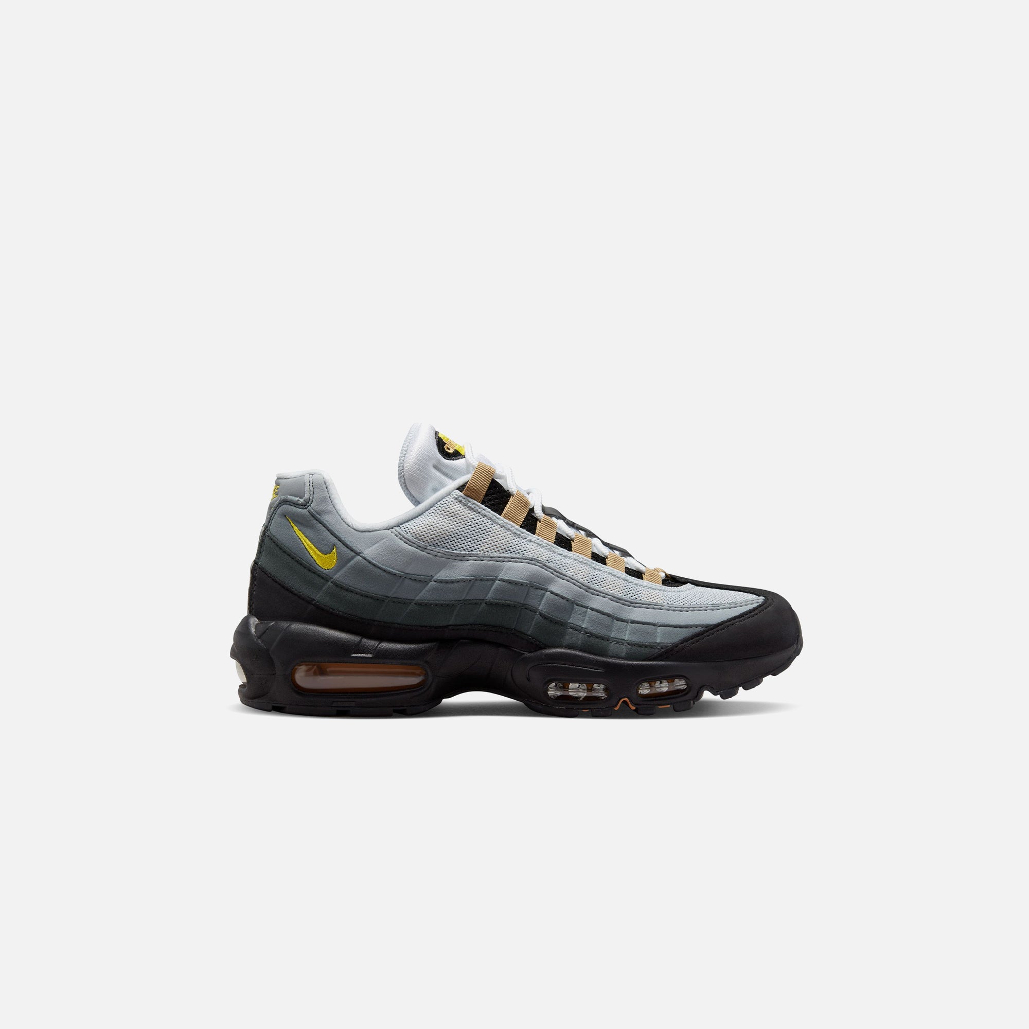 Nike Air Max 95 Icons - White / Wolf Grey / Cool Grey / Yellow Strike – Kith