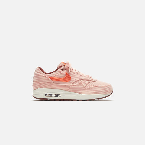 Nike Air Max 1 PRM - Coral Stardust / Bright Coral / Oxen Brown