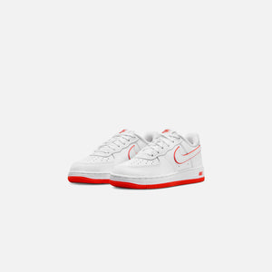 Nike PS Air Force 1 Low - White / White / Picante Red