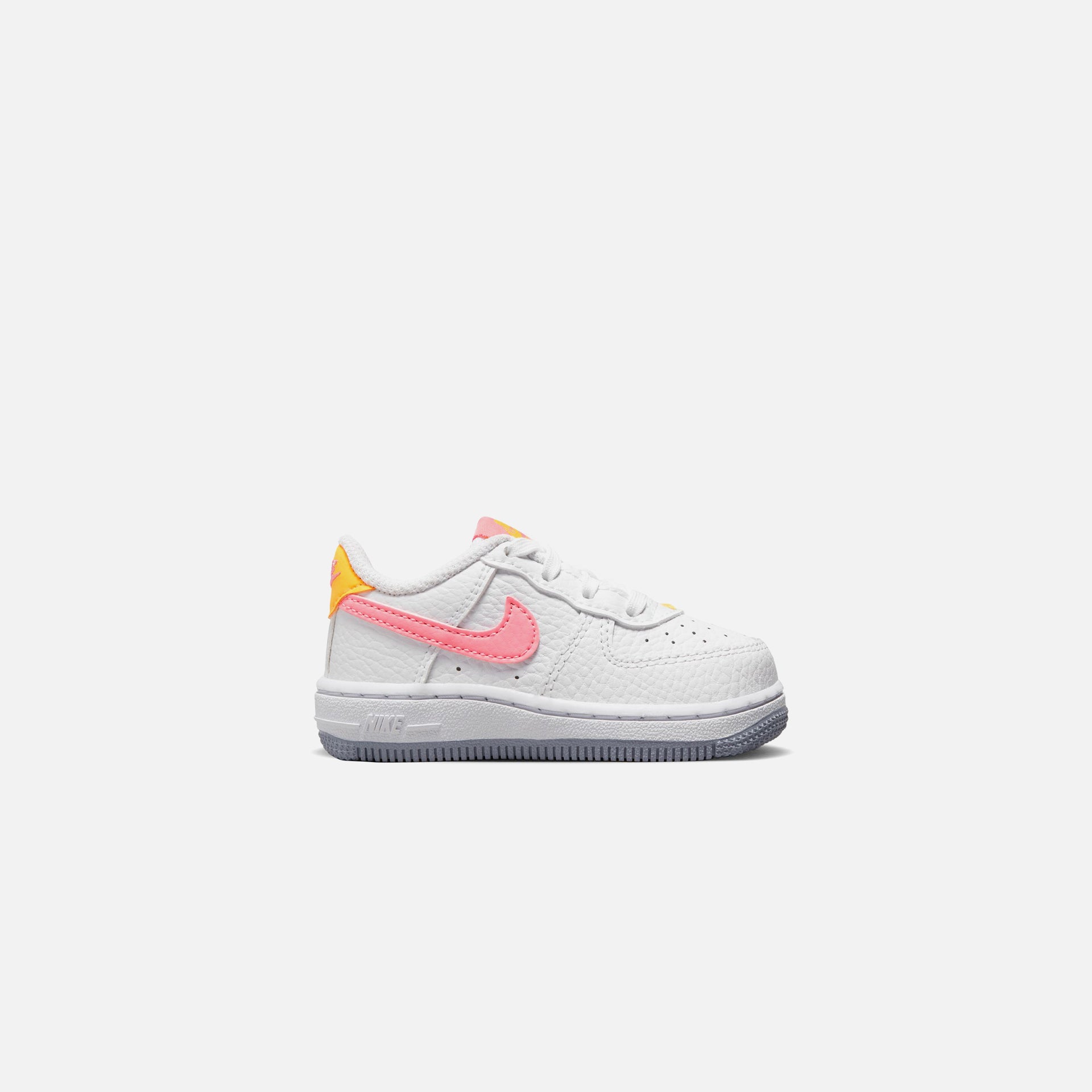 Nike Toddler Air Force 1 Low - White / Coral Chalk / Laser Orange