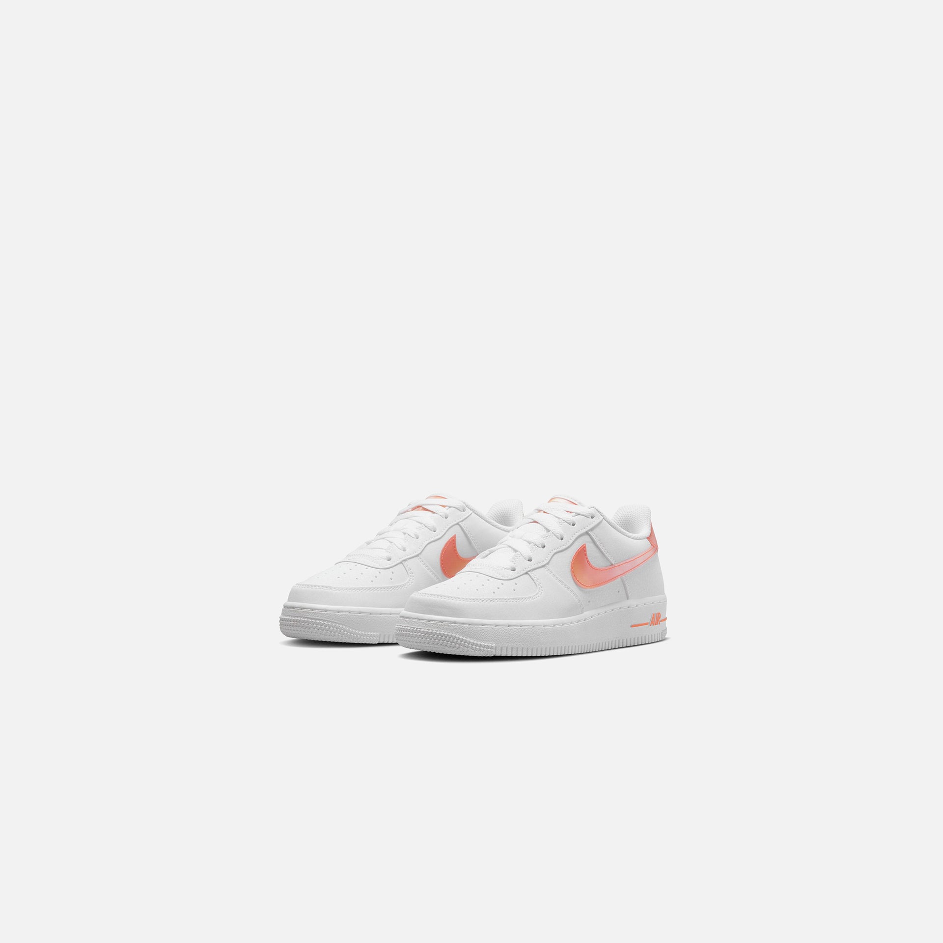 Nike Grade School Air Force 1 Next Nature - White / Safety Orange