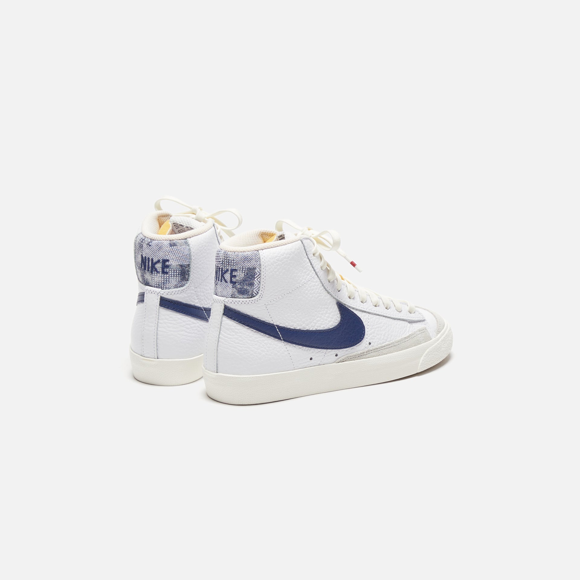 Nike Blazer Mid `77 White Midnight Navy Sail Gym Red – Kith