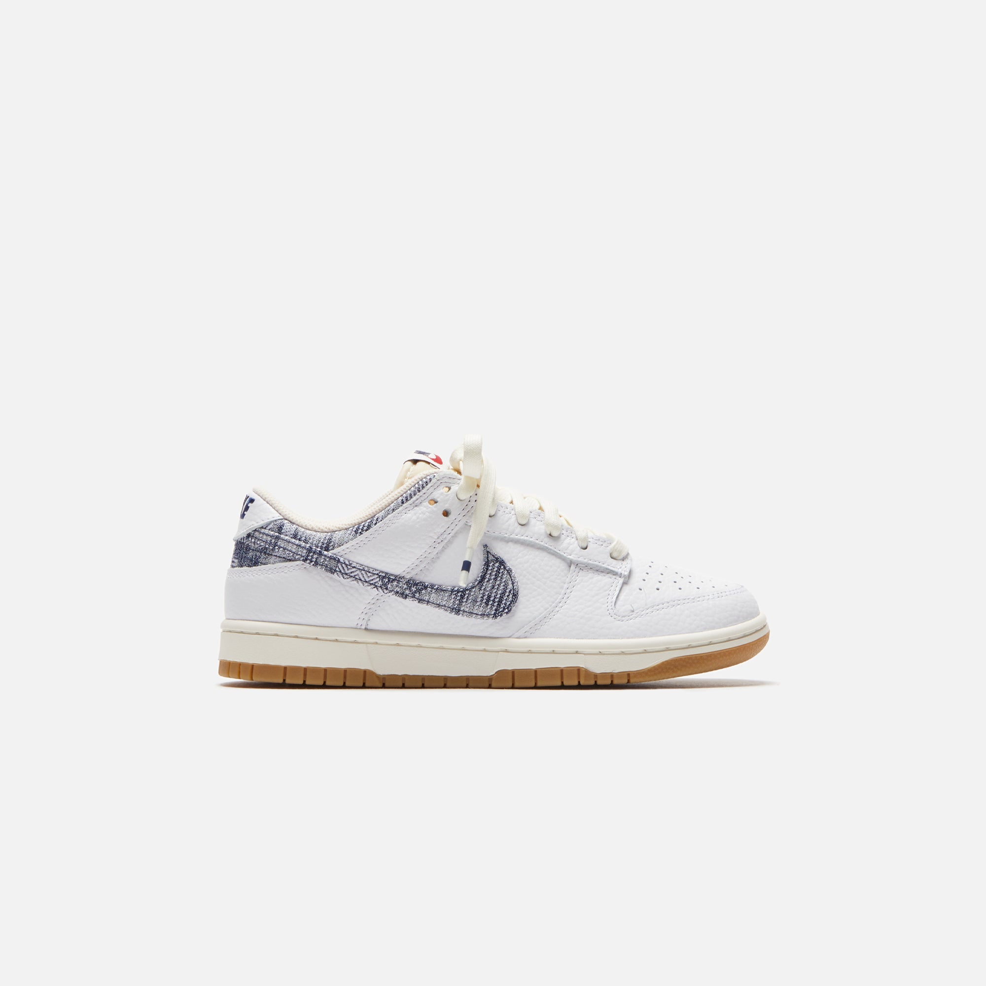 Nike Dunk Low - White / Midnight Navy / Gym Red / Sail