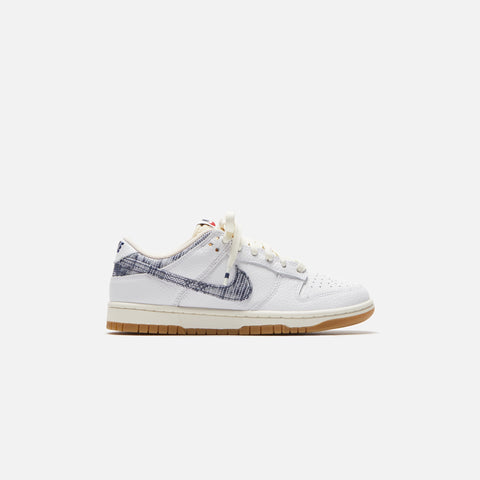 Nike Dunk Low - White Kith Red / Midnight Sail / Gym / Navy –