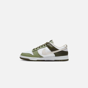 Nike Dunk Low - White / Light Bone / Oil Green / Cargo Khaki