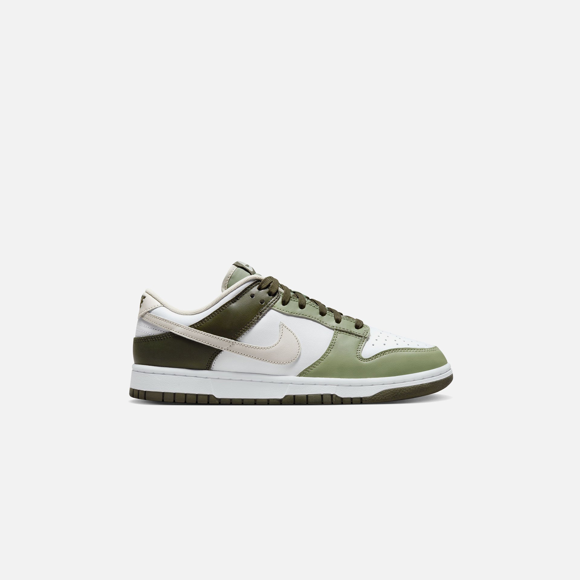 Nike Dunk Low - White / Light Bone / Oil Green / Cargo Khaki