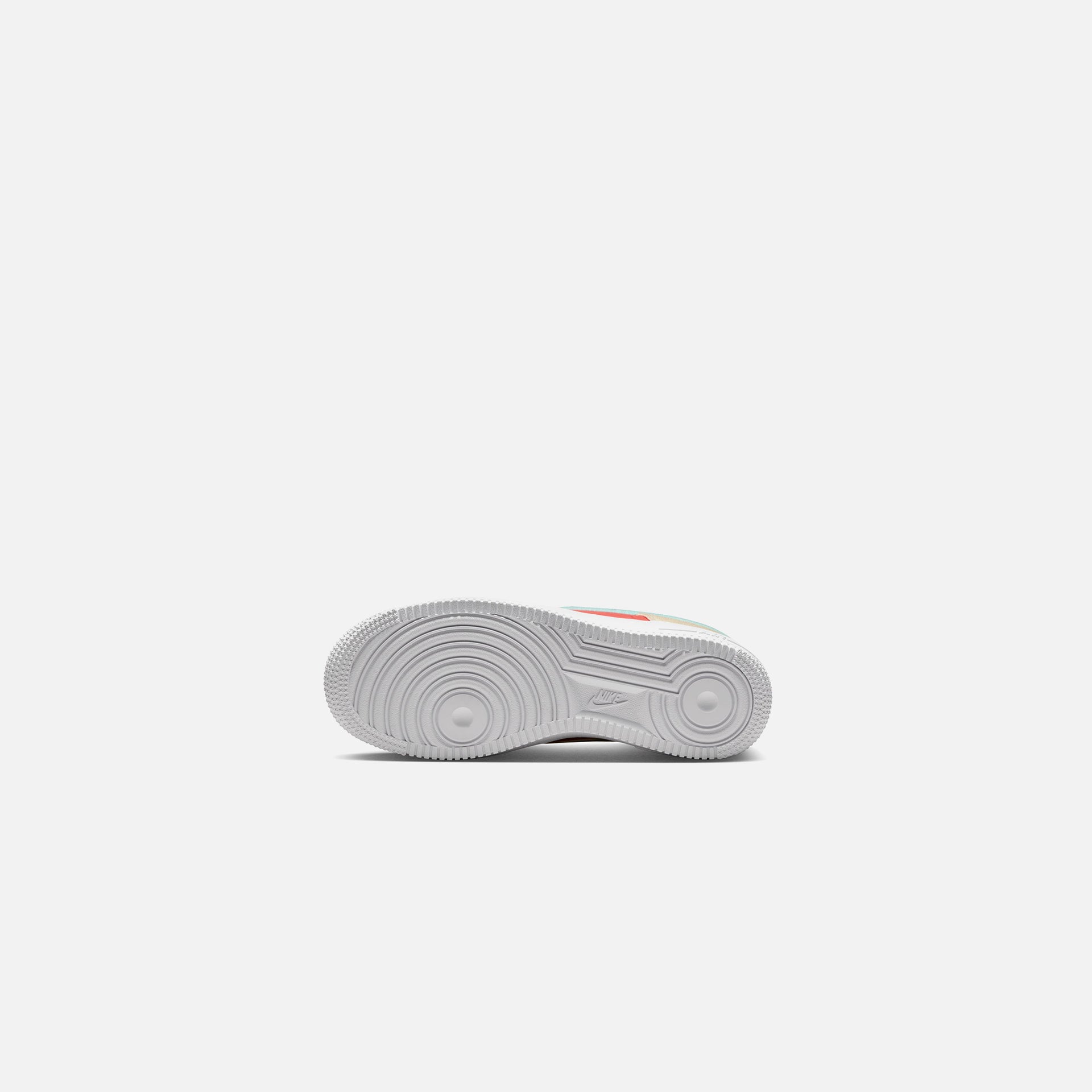 Nike Grade School Air Force 1 Lv8 2 - Sanddrift / Emerald Rise / Track Red