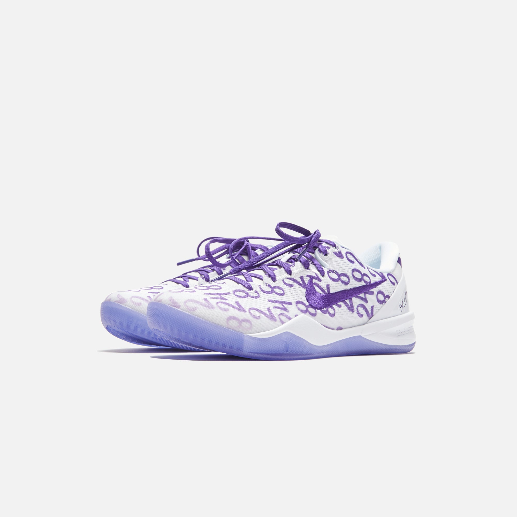 Nike Kobe シューズ ホワイト/パープル NIKE KOBE 8 PROTRO White and Court Purple ナイキ コービー