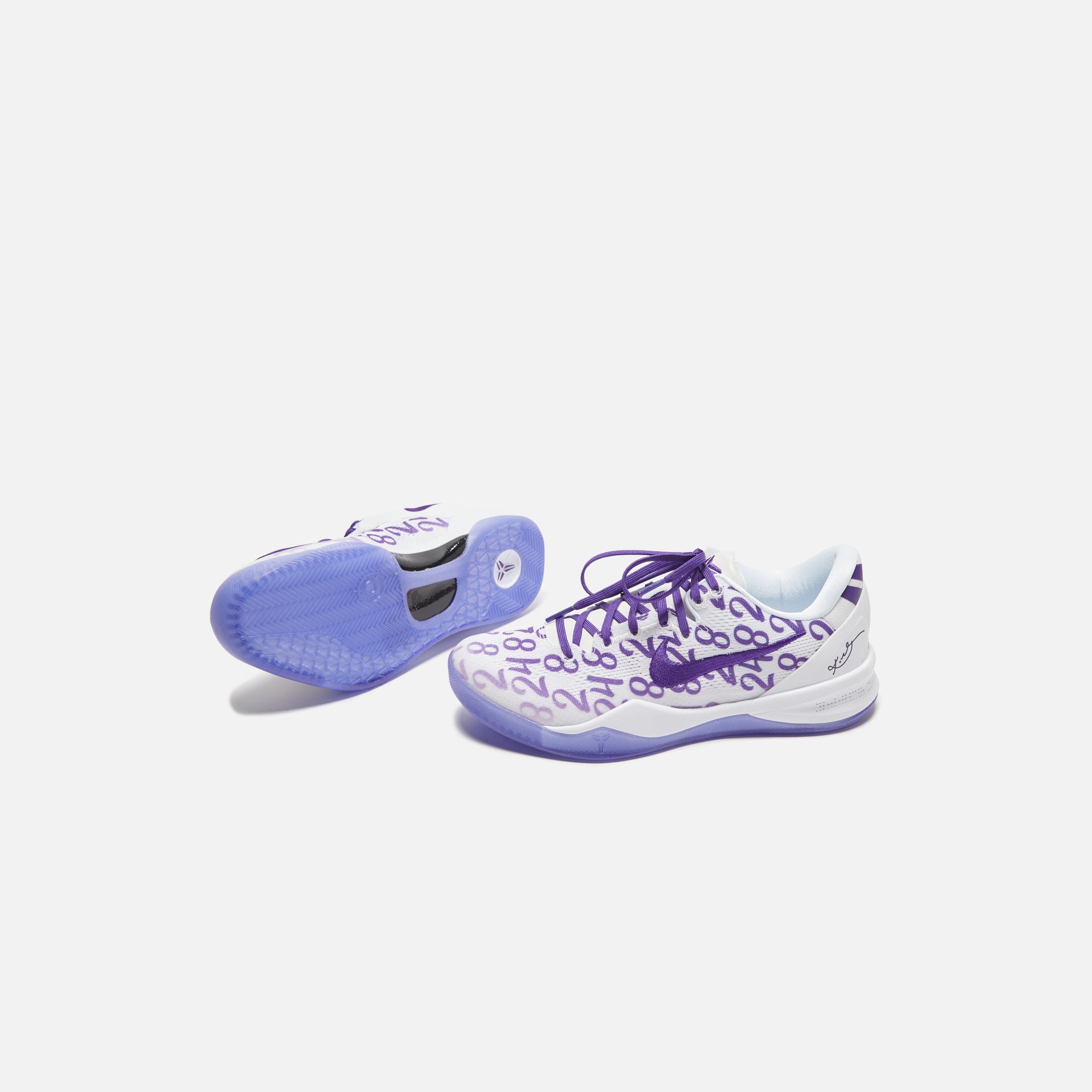 Nike Kobe シューズ ホワイト/パープル 7/8発売｜Nike Kobe 9 Elite Low Protro 