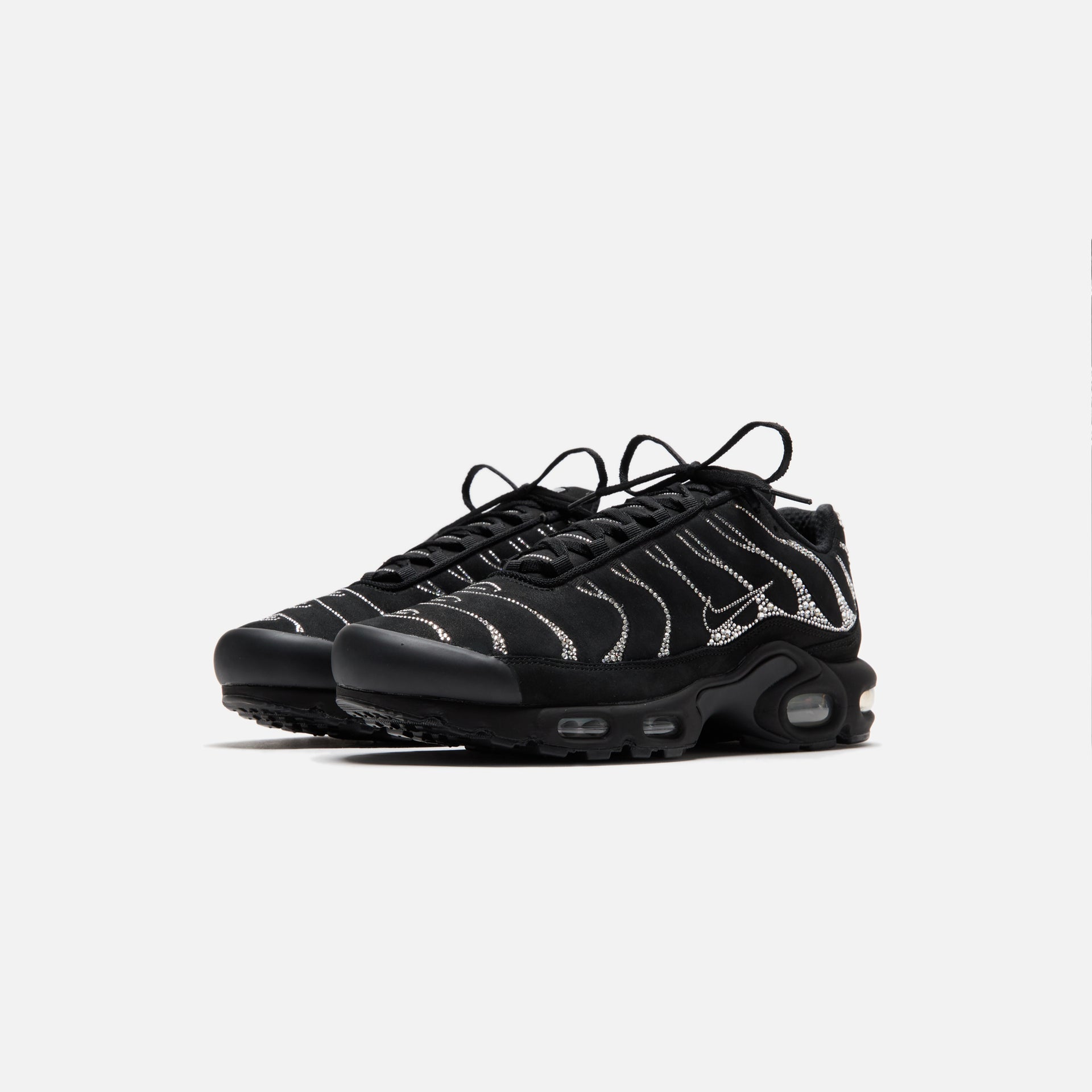 Nike x Swarovski WMNS Air Max Plus Black White Black – Kith