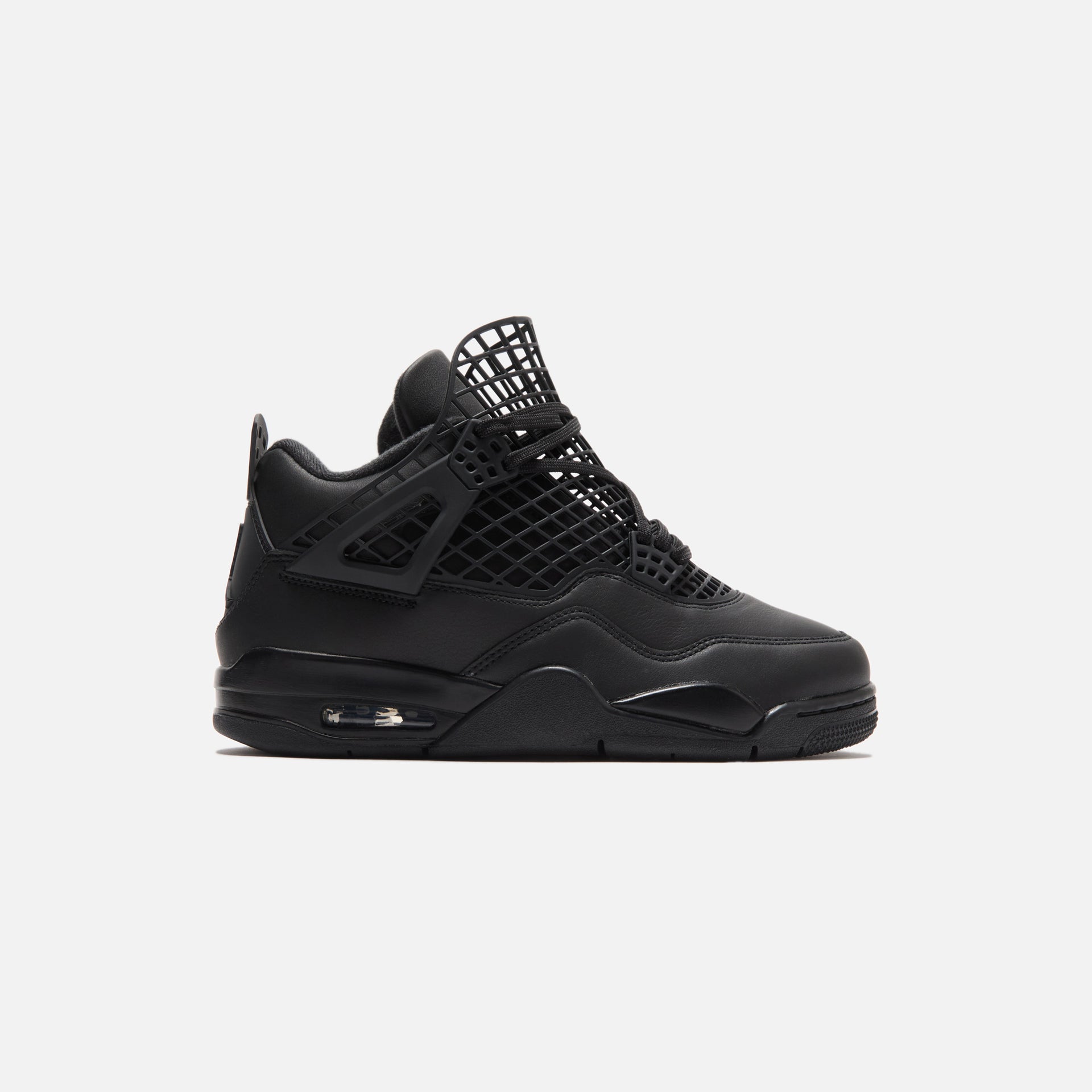 Nike WMNS Air Jordan 4 Net - Black / Metallic Silver