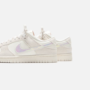 Nike WMNS Dunk Low - Sail / Multi Color / Siren Red / Hyper Pink