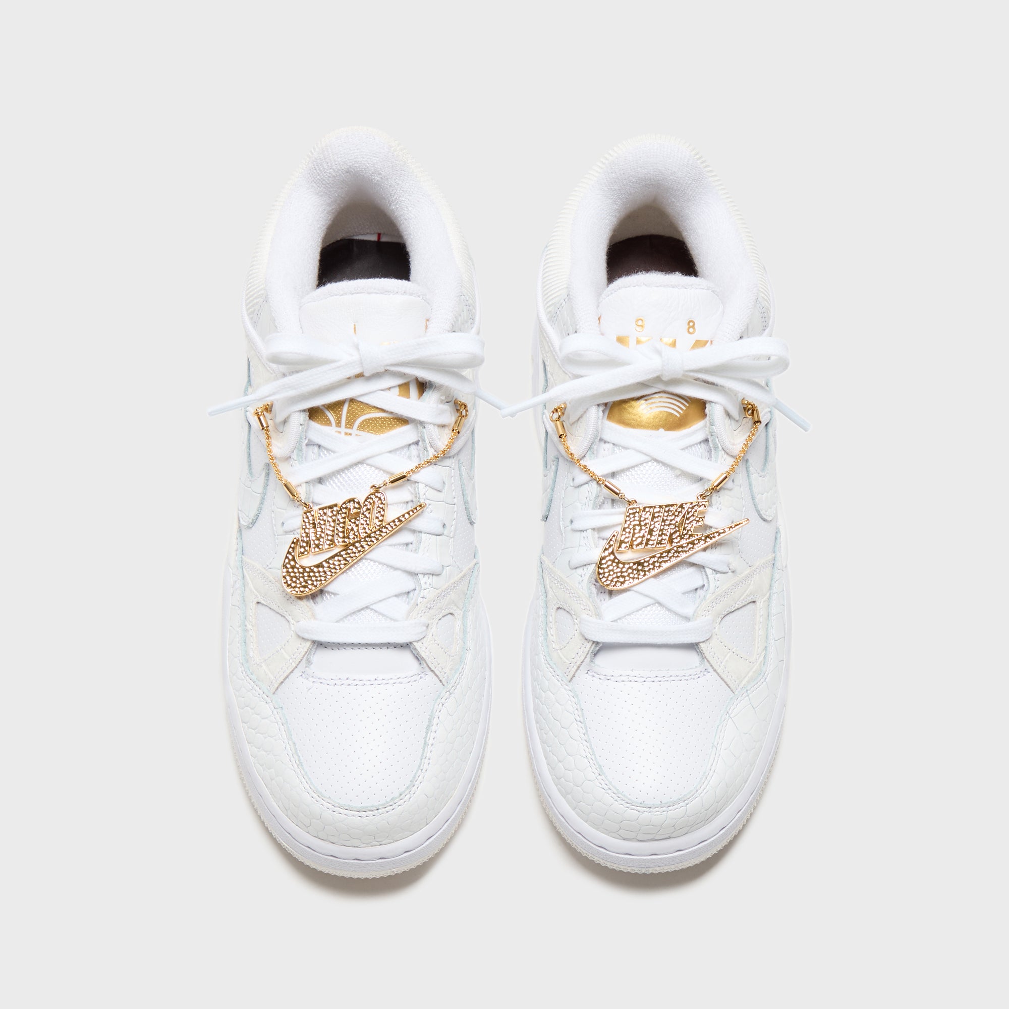 NIGO® × Nike Air Force 3 Low SP \"White’ Nike Air Force 3 Low SP Nigo White Metallic Gold